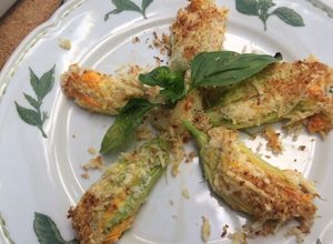 Foto principal de Flores de zapallo rellenas -al horno