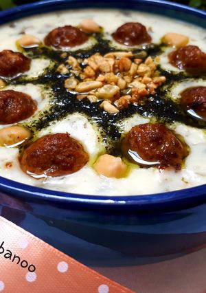 عکسی از دستور آش دوغ اردبیل