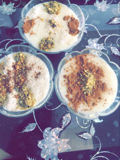 صورة لوصفة رز بحليب