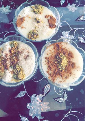 صورة لوصفة رز بحليب