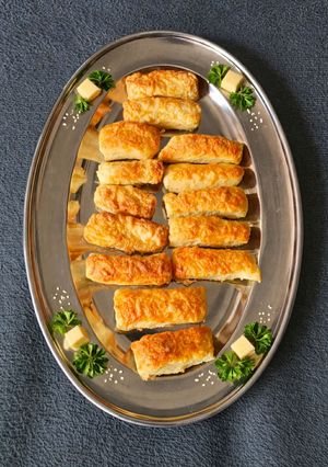 Fibriyás vajdasági sajtos rudak keto GM recept fotója