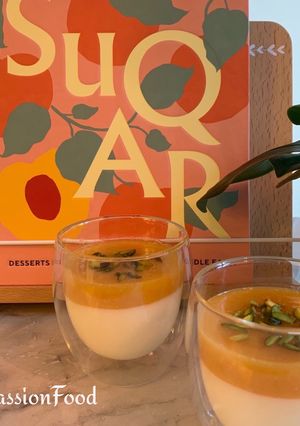 Une photo de Mouhallabeya au caramel de nectarine@4PassionFood