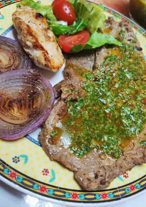 Φωτογραφία της συνταγής "Σάλτσα chimichurri verde" 💚🌵
