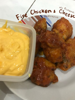 Foto resep Fire Chicken and Cheese Sauce ala Richeese