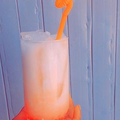 A picture of Creamy coconut mocktail.