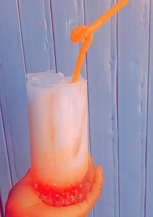 A picture of Creamy coconut mocktail.