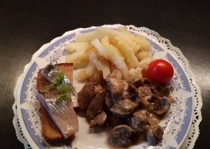 Ужин "На грибной поляне"