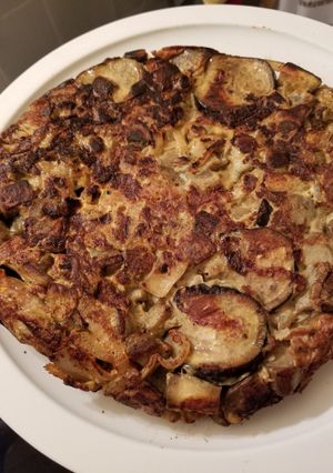 Una foto de Tortilla de berenjenas