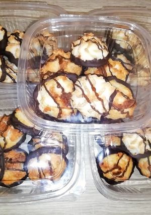 Una foto de Sultanas con chocolate