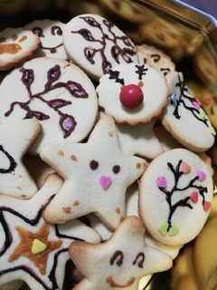 Una foto de Galletas🦌 de mantequilla🌟 navideñas 🎉