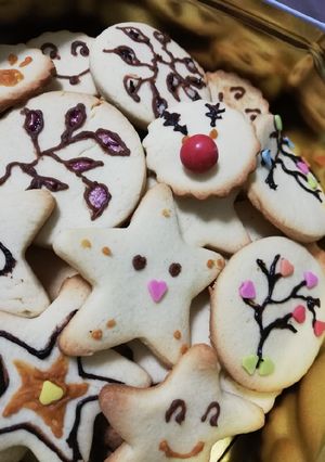 Una foto de Galletas🦌 de mantequilla🌟 navideñas 🎉