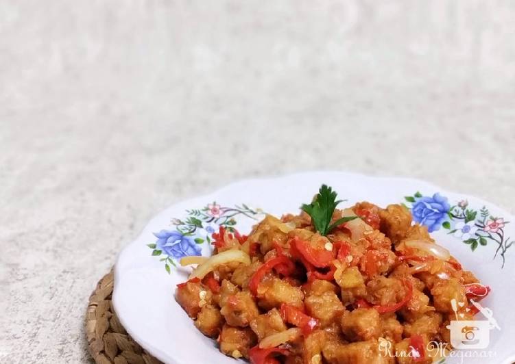 Resep 251. Oseng Tempe Sambal Kencur yang mudah