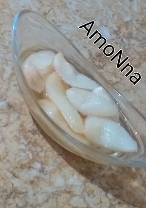 صورة لوصفة مربى الإجاص