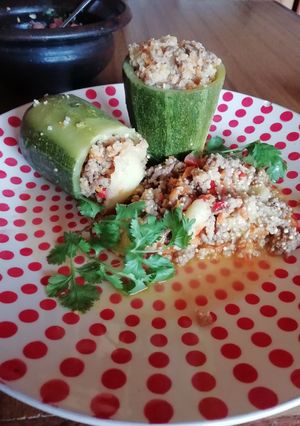 Una foto de Zapallo italiano rellenos