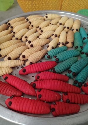 Foto resep Kue Ulat ~ Caterpilar Cookies