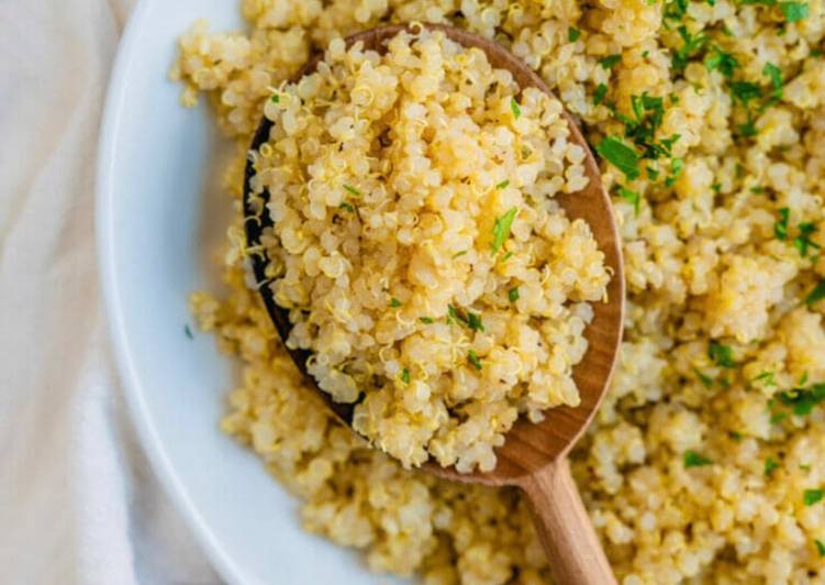 Steps to Make Perfect Healthy Latin Yellow Quinoa