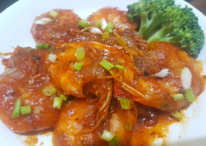 Resep Udang Saus Padang Oleh Ika Wahyuni _ Bunda Azzam - Cookpad