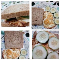 A picture of Healthy Wheat Bread Breakfast.