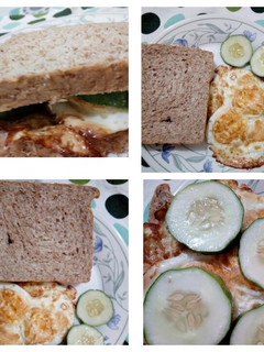 A picture of Healthy Wheat Bread Breakfast.