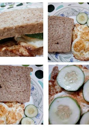 A picture of Healthy Wheat Bread Breakfast.