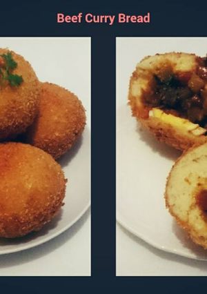 Foto resep Roti Goreng Kari Daging