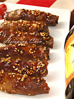醬燒泡菜豬肉捲[四季乾霞色] 的食譜成品照片