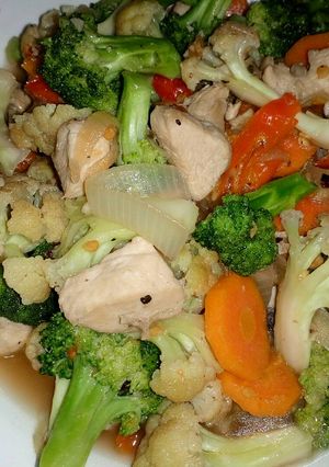 Foto resep Tumis Ayam Sayur Pedas