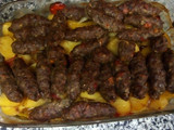طاجن كفته بالبطاطس