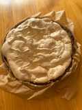Tarte à la rhubarbe meringuée