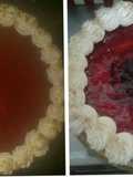 Tarta de frutas con crema diplomata y gelatina