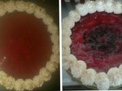 Una foto de postre de maicena y frutilla