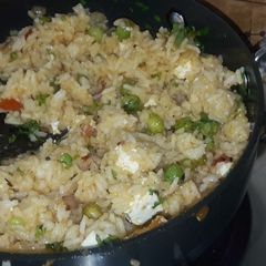 A picture of Paneer masala rice.