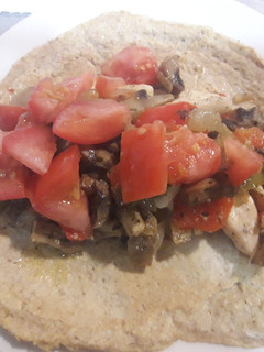 Una foto de Fajitas de lino y salvado de avena (bajo en hidratos)