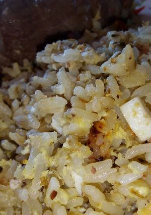 Una foto de Arroz revuelto (con arroz que quedó)