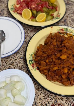 عکسی از دستور سوسیس بندری با سیب ‌زمینی