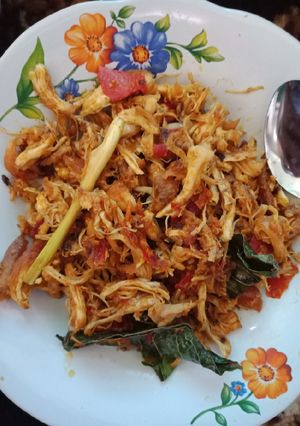 Foto resep Ayam suwir pedas