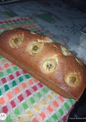 Una foto de Budín de banana