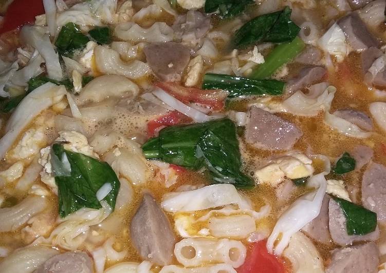 Resep Seblak makaroni, Enak Banget