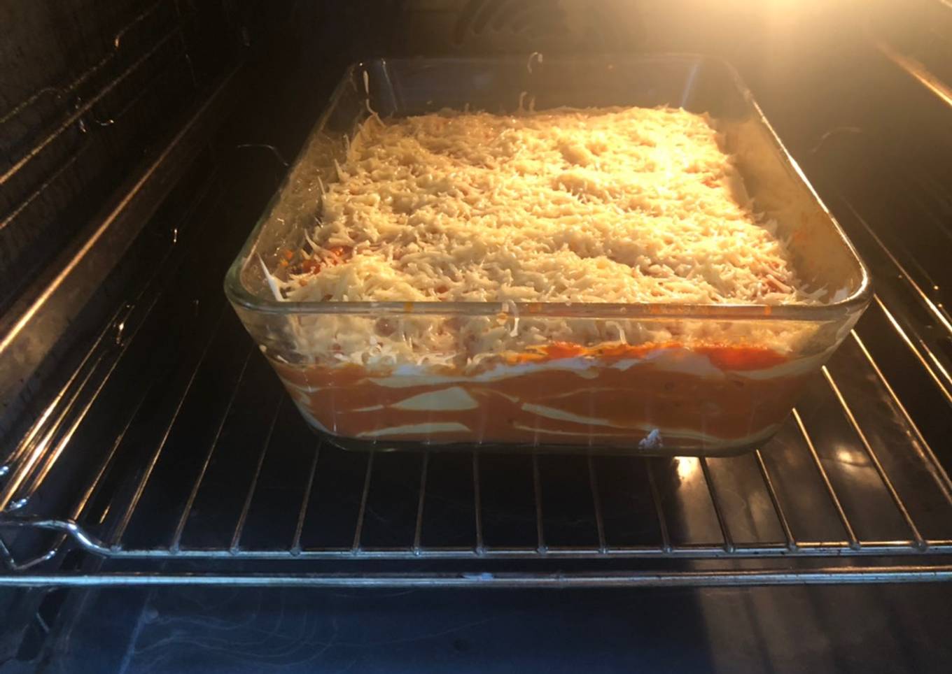 Lasagnes maison sans aubergine, sans viande et sans fromage..... mais quand même avec de l’emmental