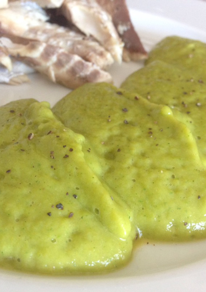 Una foto de Puré calabacín y zanahoria