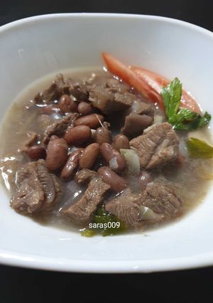 Foto resep Sup daging kacang merah
