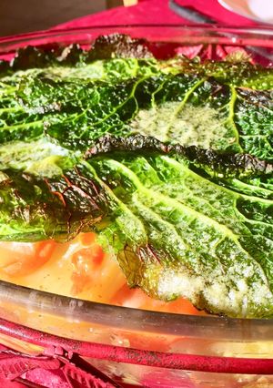Une photo de Lasagnes de chou aux légumes d’hiver