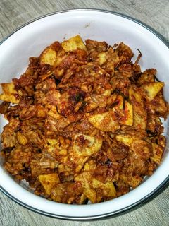 Foto resep Kering Tempe Kentang Asam Manis