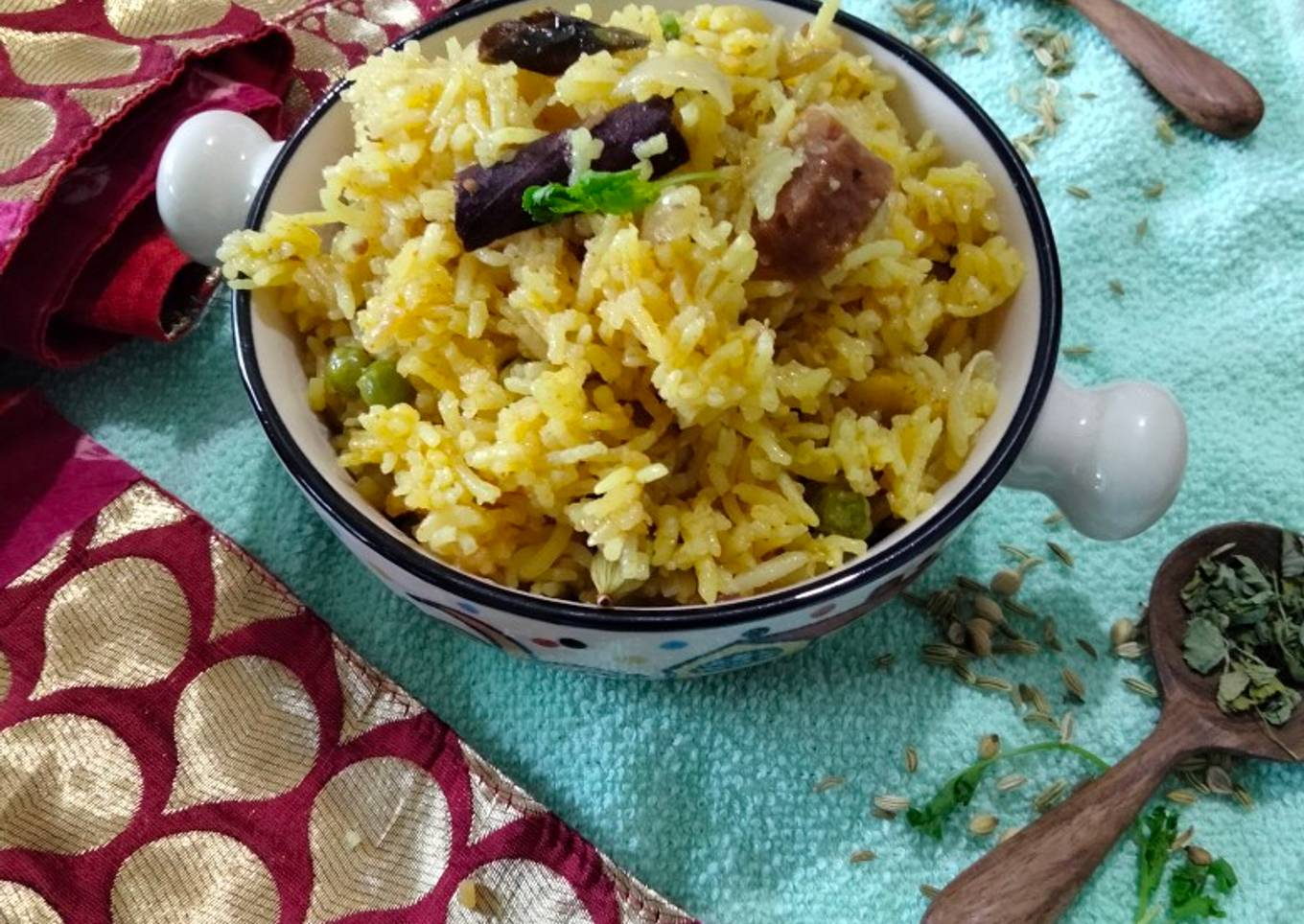 Gatte ki pulao