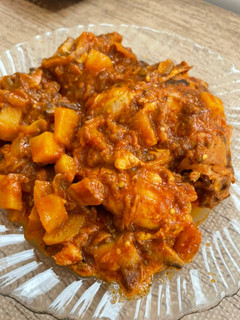 عکسی از دستور خوراک مرغ و بادمجان