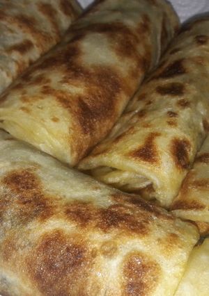 صورة لوصفة ميني محاجب 🌯 بالسلق 😅 في بلاصت البوراك نوعو شوي 😁