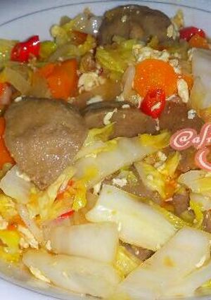 Foto resep Tumis sawi putih mix bakso