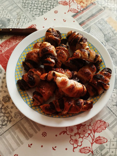 Una foto de Croissants nocilla