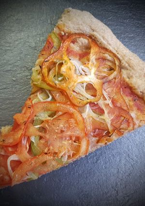 Foto principal de Pizza integral de verduras sin queso🍕🍕