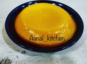 A picture of flan vanilla